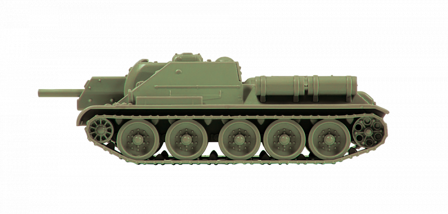 Zvezda 1/100 Soviet SU-122 SPG # 6281