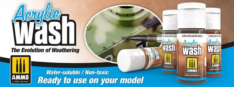 Ammo Mig Jimenez 15ml Acrylic Wash