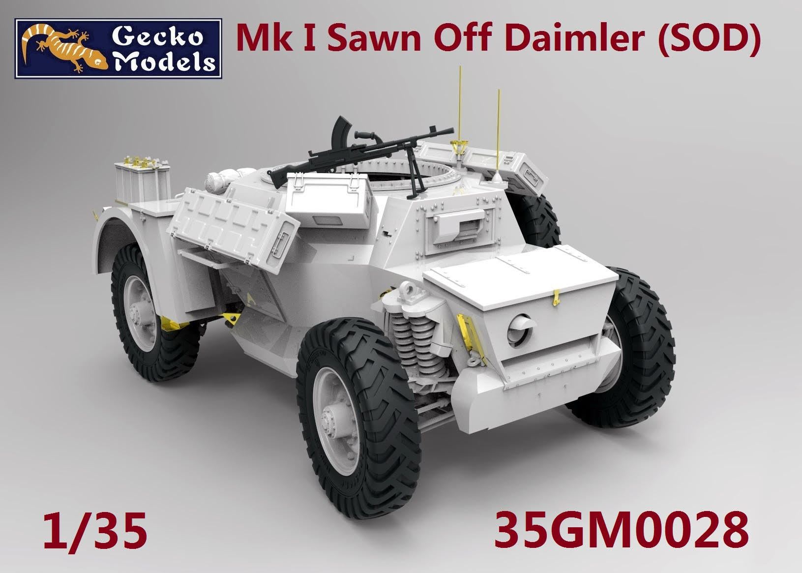 Gecko Models 1/35 Mk I Sawn Off Daimler (SOD) # 0028