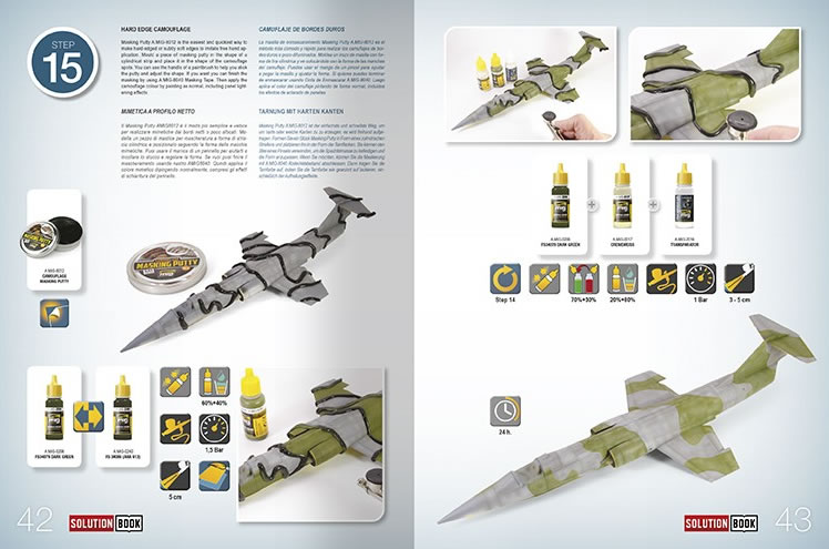 Ammo Mig Jimenez Solution Book - How to Paint Italian NATO Aircraft # 6525