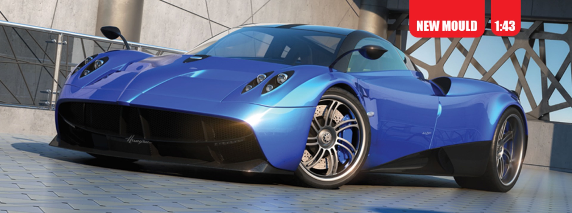 Airfix 1/43 Pagani Huayra Small Starter Set # 55008