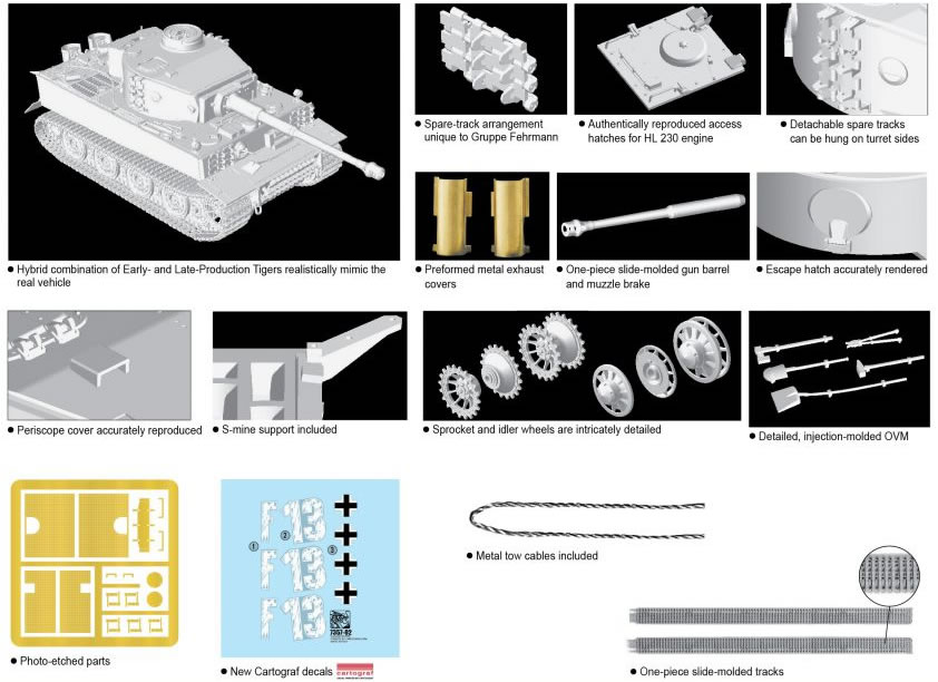 Dragon 1/72 Sd Kfz 181 Pz Kfpw VI Ausf # 7368