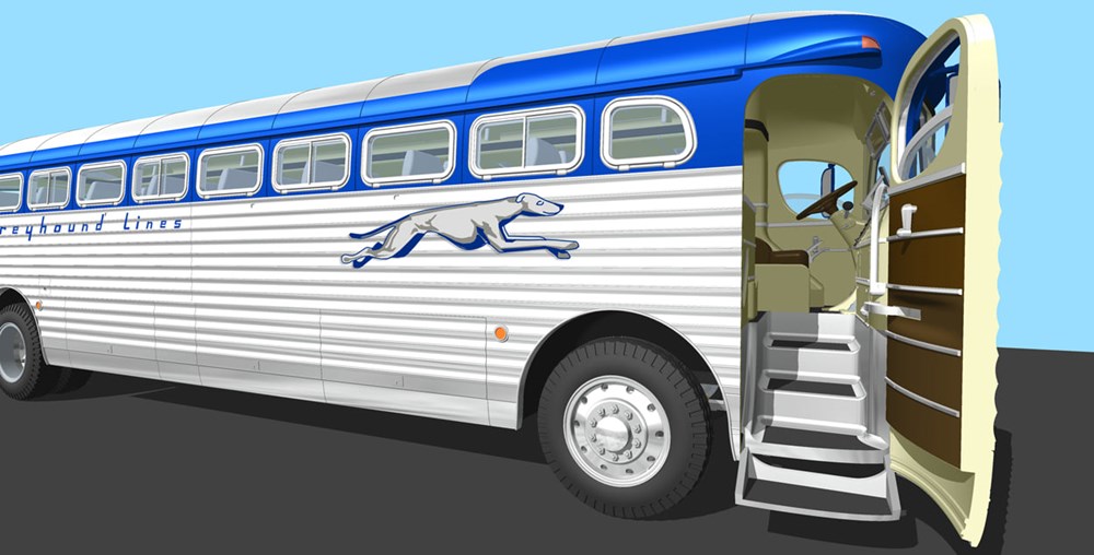 Roden 1/35 1947 PD-3751 Silverside Bus 