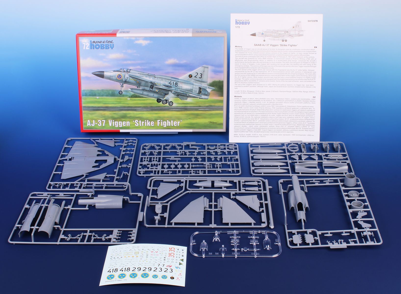 Special Hobby 1/72 Saab AJ-37 Viggen 'Strike Fighter' # 72378