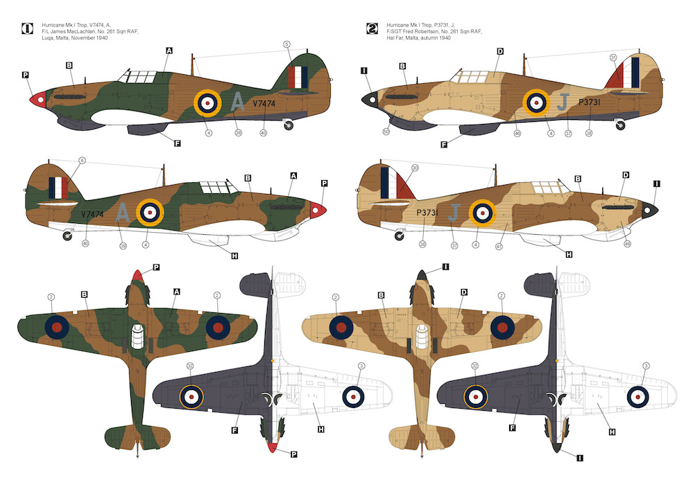 Hobby 2000 1/48 Hawker Hurricane Mk.IA Trop # 48014