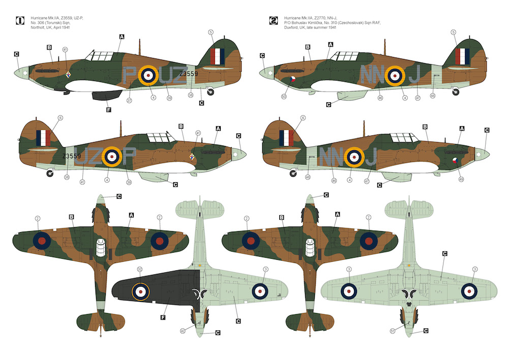 Hobby 2000 1/48 Hawker Hurricane Mk.IIA # 48015