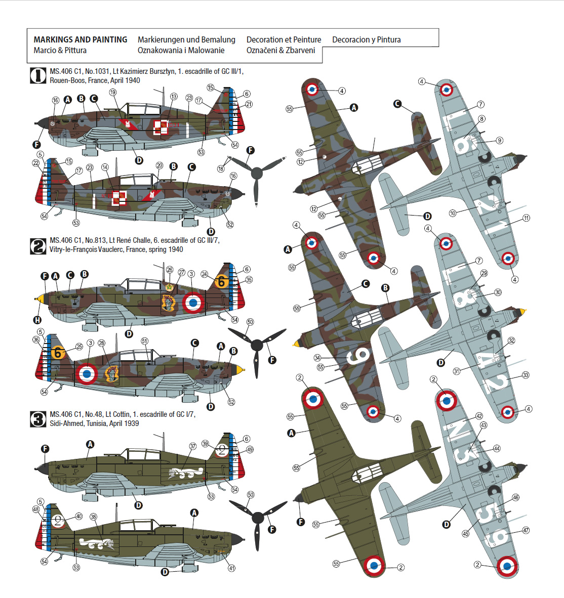 Hobby 2000 1/72 Morane-Saulnier MS.406 1939-1940 # 72031