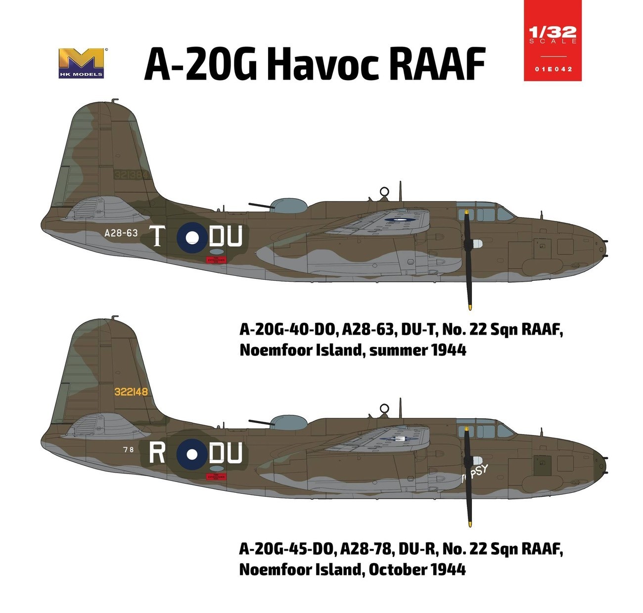 Hong Kong Models 1/32 Douglas A-20 Havoc [RAAF] # 01E42