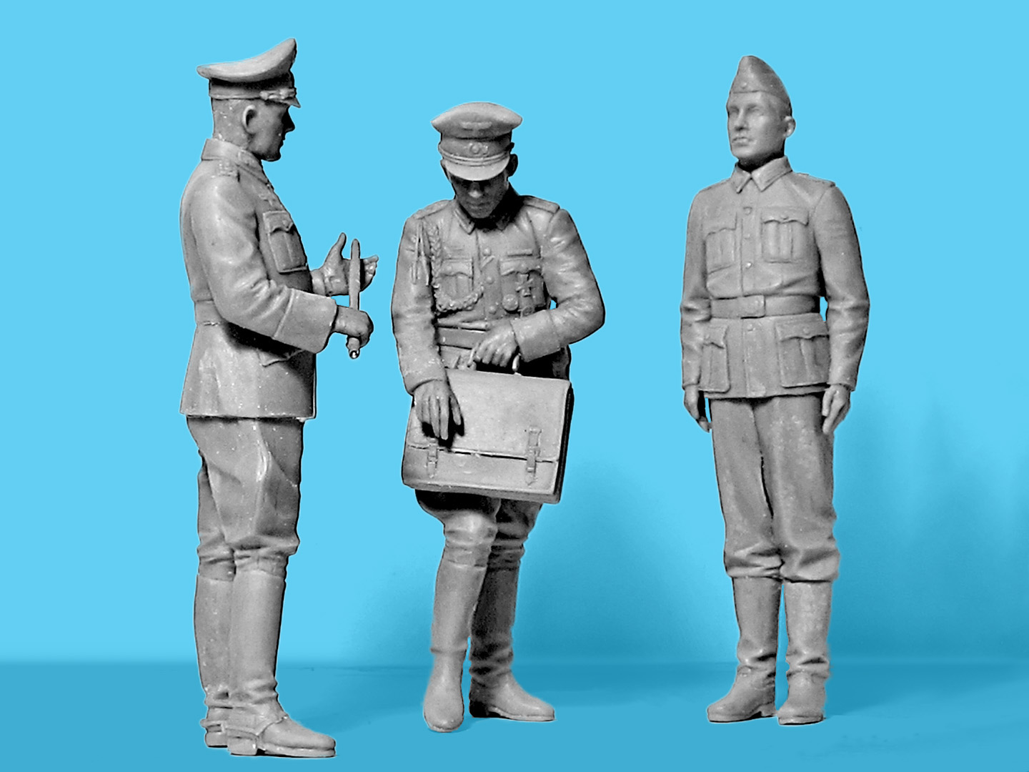 ICM 1/24 Type G4 with MG 34 and German Staff Personnel # 24024