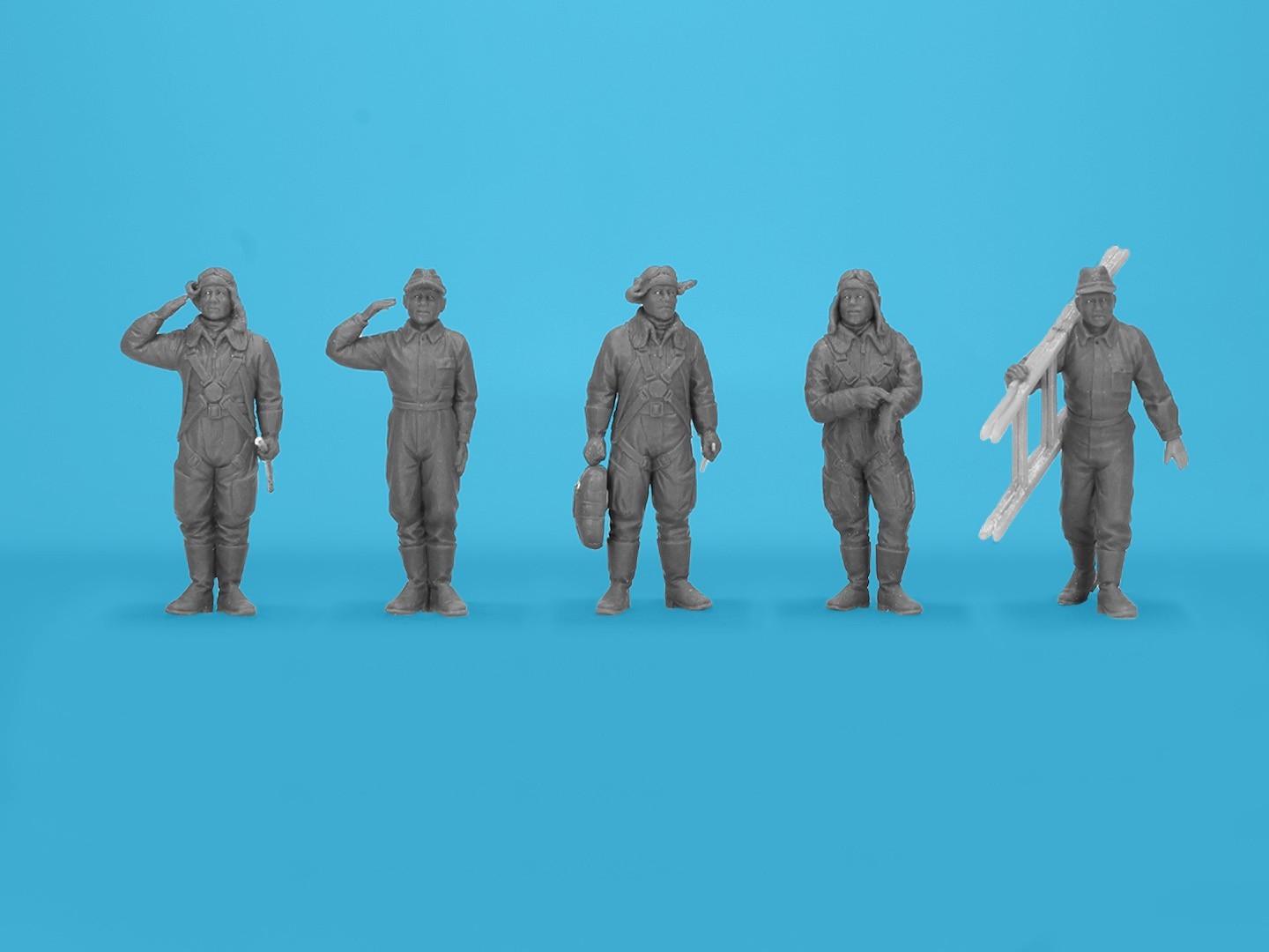 ICM 1/48 Japanese Pilots and Ground Personnel WWII # 48053