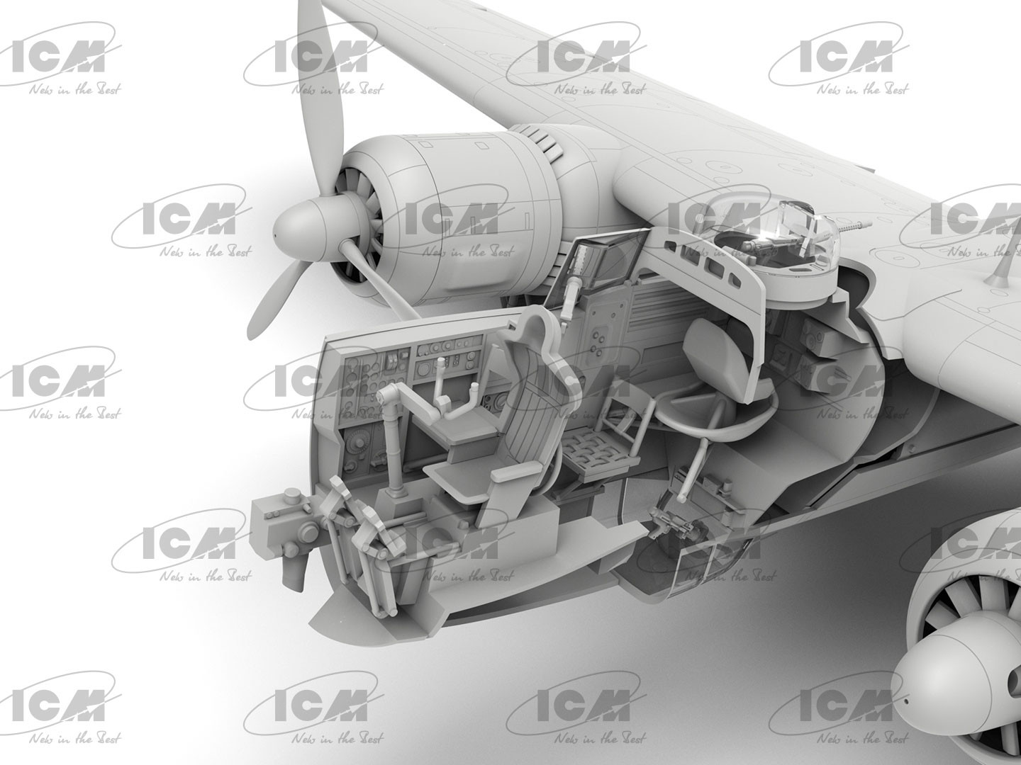 ICM 1/48 Do 217K-1, WWII German Bomber # 48273