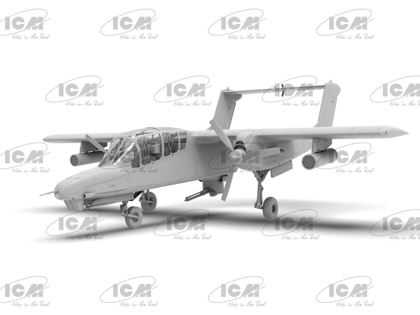 ICM 1/48 Bronco OV-10 NOGS, U.S. Attack Aircraft # 48306
