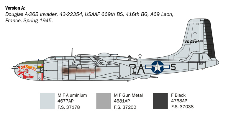 Italeri 1/72 A-26A/B Invader # 1274