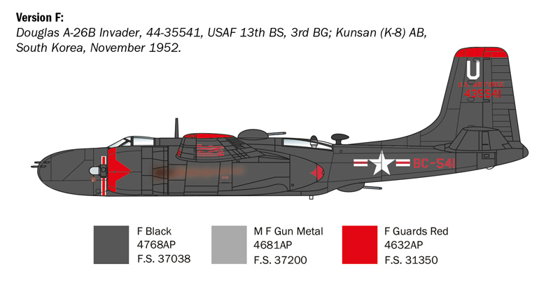 Italeri 1/72 A-26A/B Invader # 1274