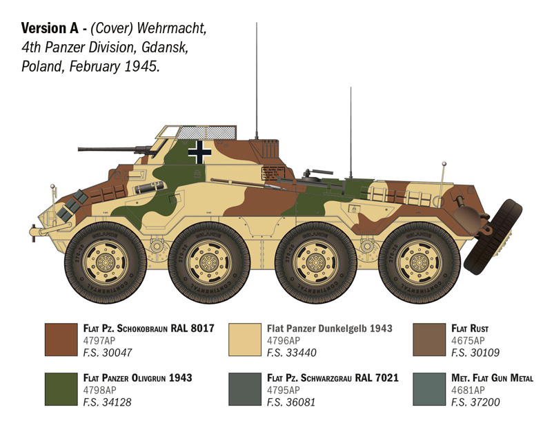 Italeri 1/35 Sd.Kfz.234/1 # 6757