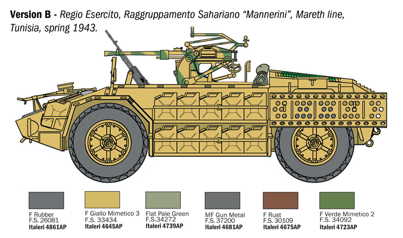 Italeri 1/72 AS-42 Sahariana # 97044