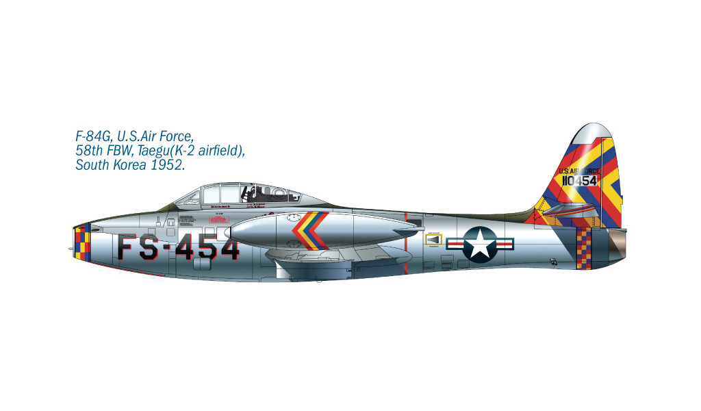 Italeri 1/72 Republic F-84G Thunderbolt # 1321