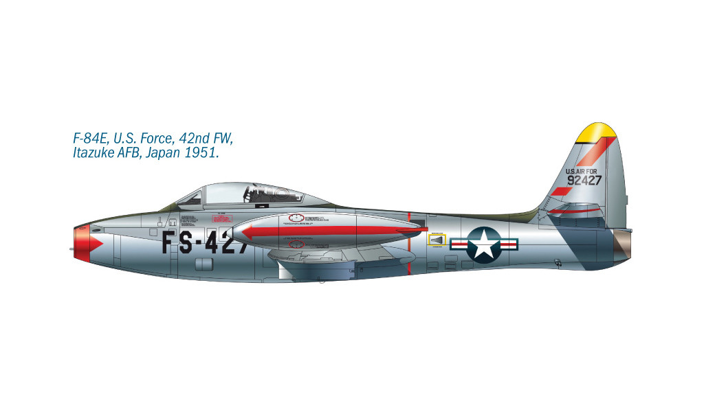 Italeri 1/72 Republic F-84G Thunderbolt # 1321