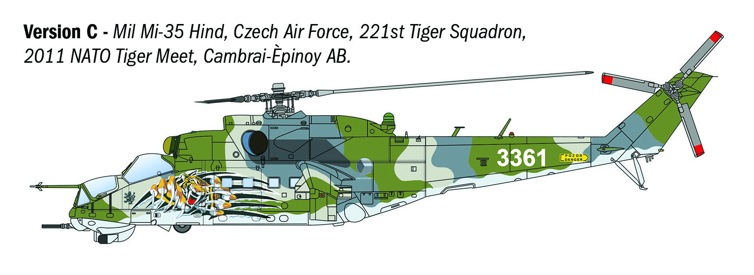 Italeri 1/72 Mil Mi-24P / Mil Mi-35P Helicopter # 1432