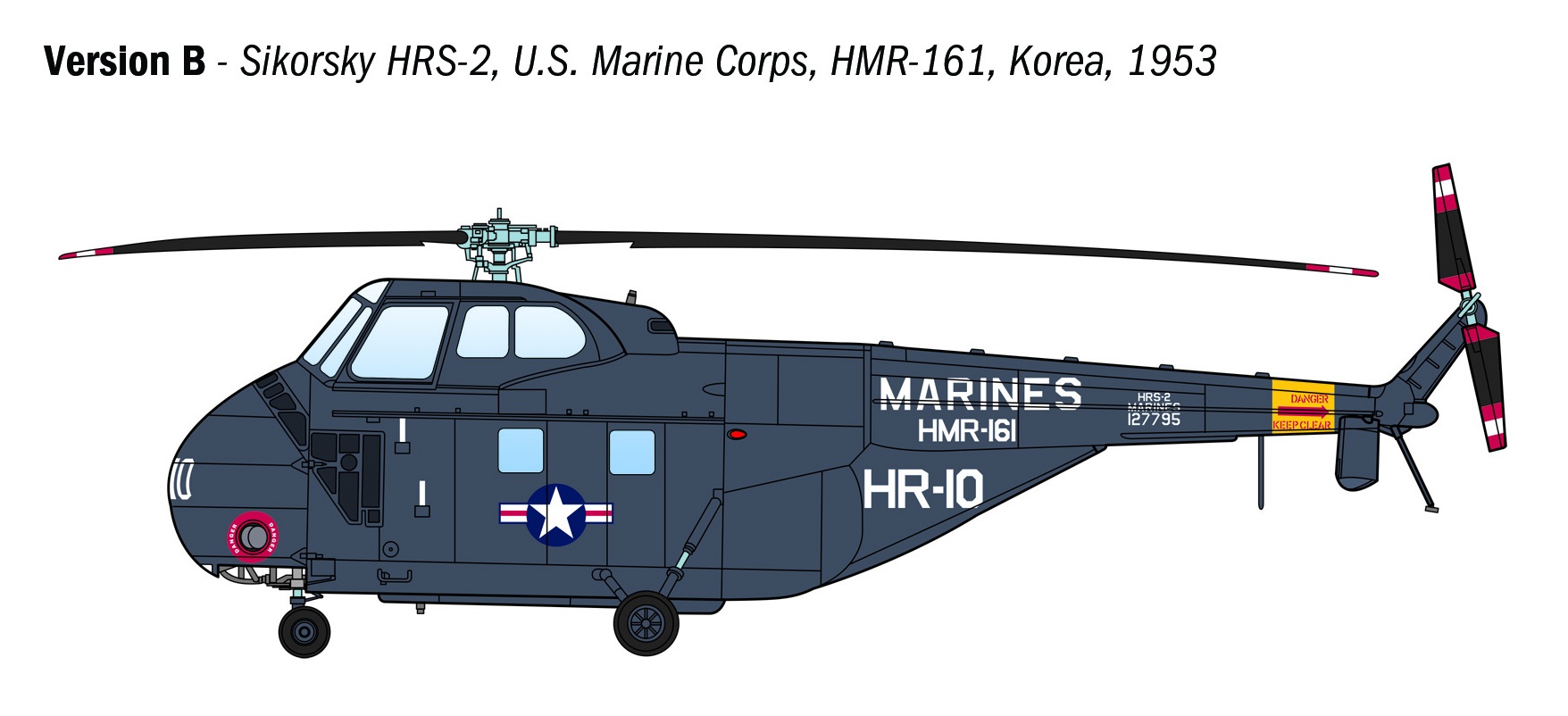 Italeri 1/72 HAS22 / HO4S-3 / H-19 # 1476