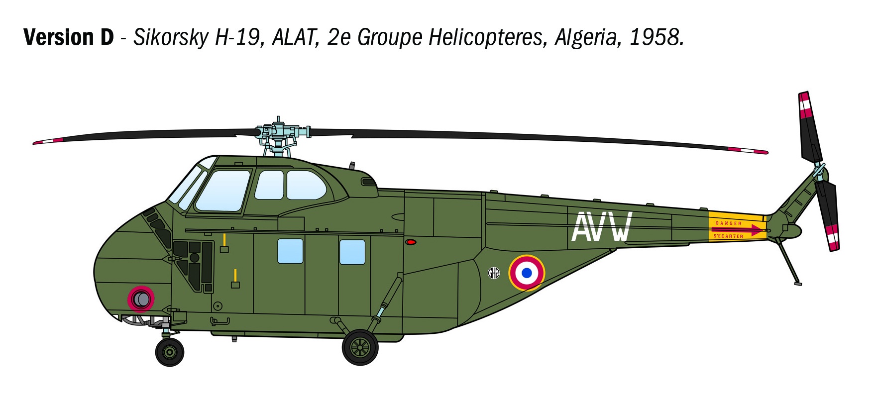 Italeri 1/72 HAS22 / HO4S-3 / H-19 # 1476