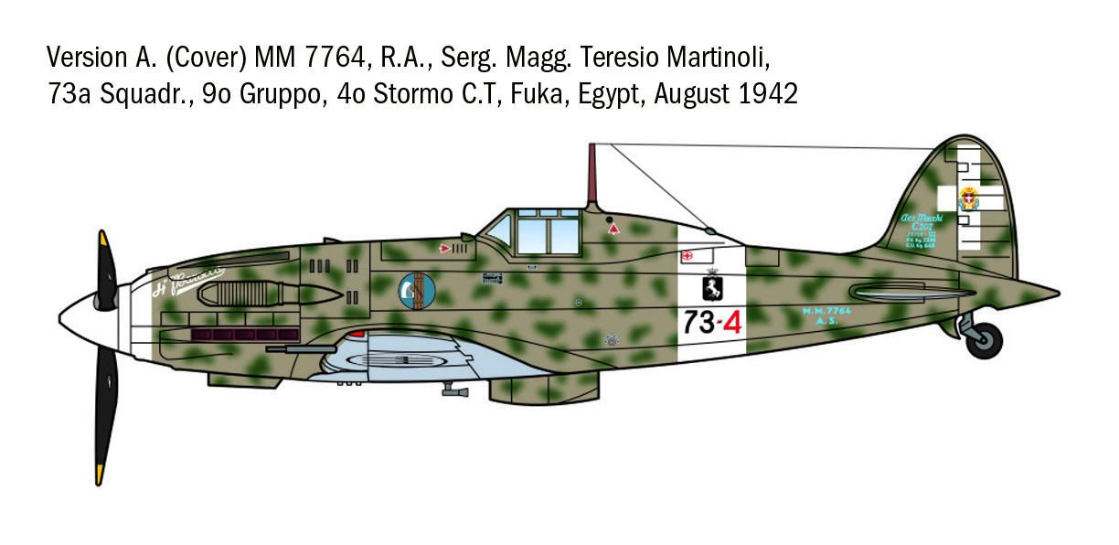 Italeri 1/72 MC.202 Folgore Aces # 1481