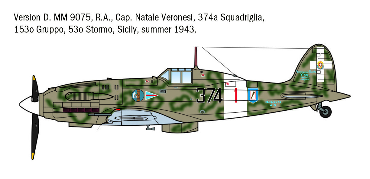 Italeri 1/72 MC.202 Folgore Aces # 1481
