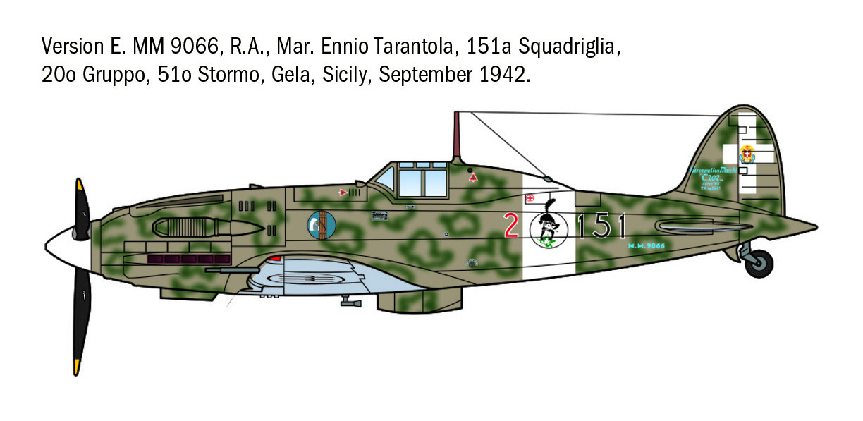 Italeri 1/72 MC.202 Folgore Aces # 1481