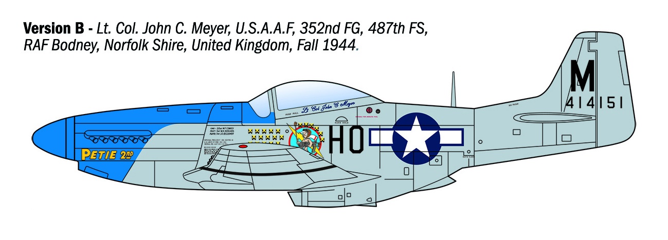 Italeri 1/72 P-51D Mustang Aces # 1484