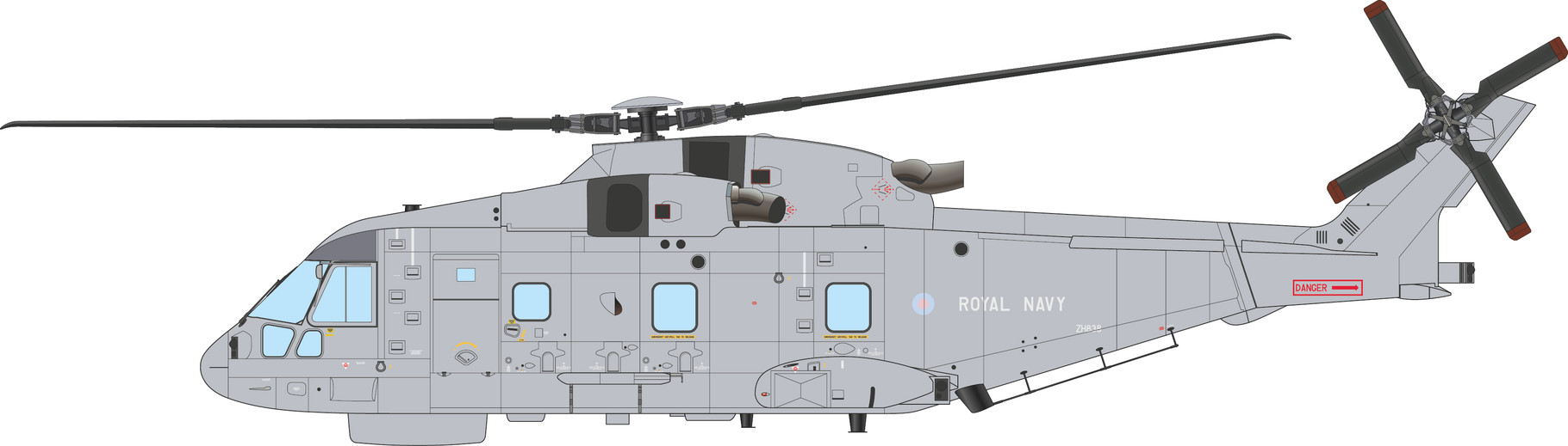 Italeri 1/72 AW-101 Merlin HM.1 # 1486