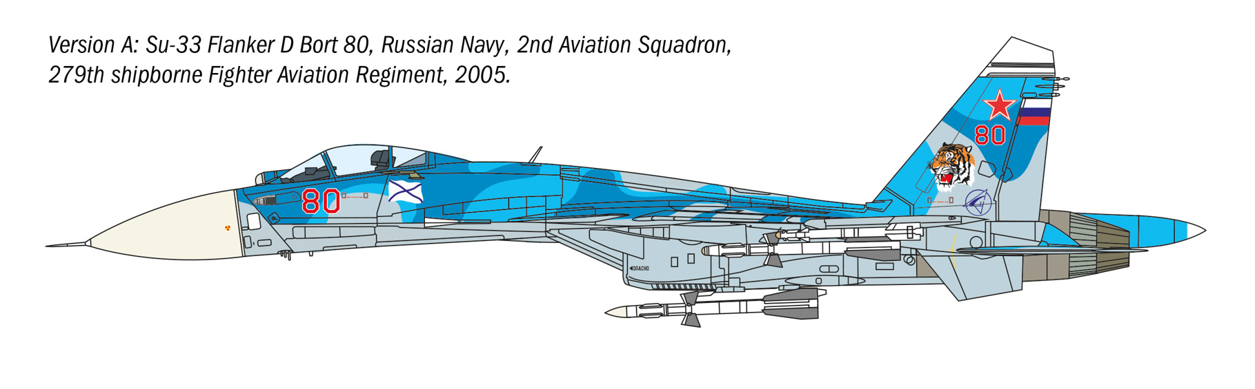 Italeri 1/72 Su-33 Sea Flanker–D # 197