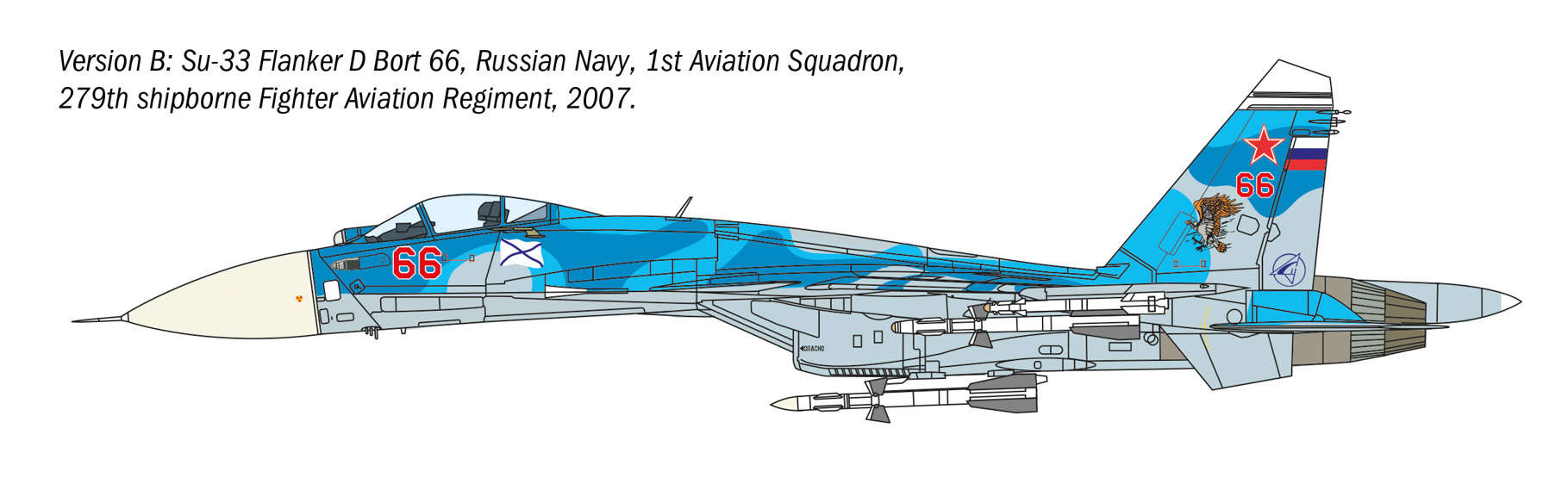 Italeri 1/72 Su-33 Sea Flanker–D # 197