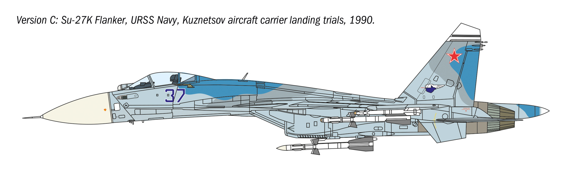 Italeri 1/72 Su-33 Sea Flanker–D # 197