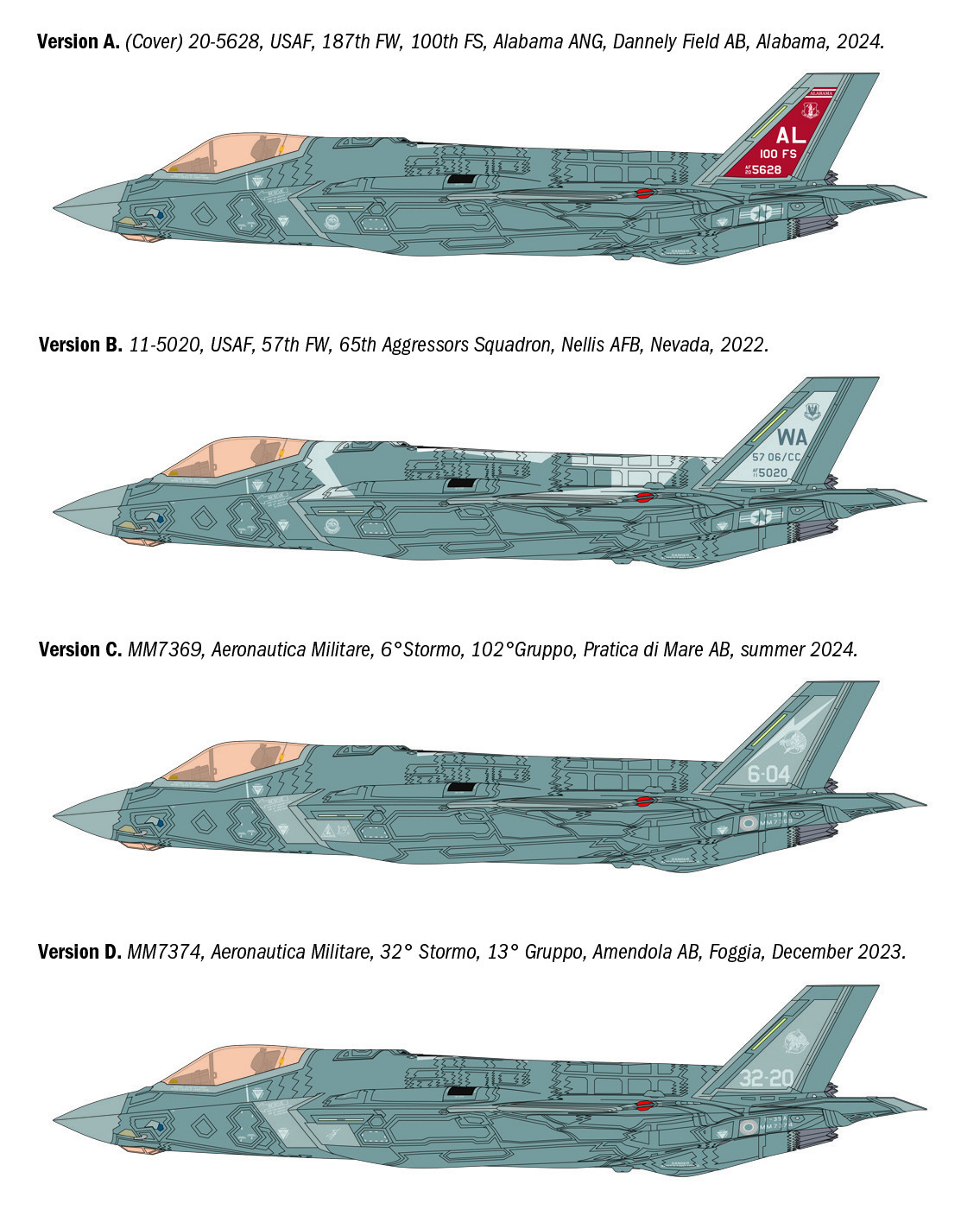 Italeri 1/48 F-35A Lightning II (Beast Mode) # 2836