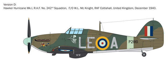 Italeri 1/48 Hurricane Mk.I Aces # 2838