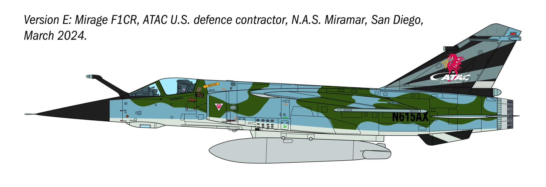 Italeri 1/48 Mirage F1 C/CR # 2839