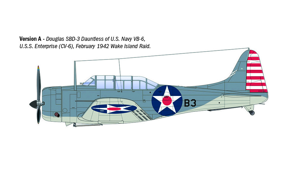 Italeri 1/48 USN Douglas SBD-3 Dauntless # 2841