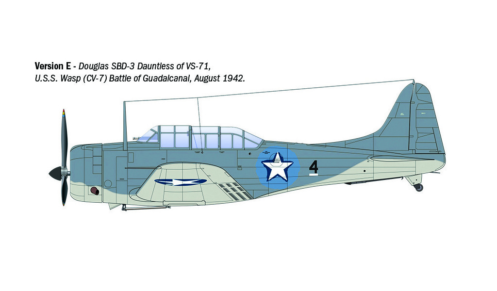 Italeri 1/48 USN Douglas SBD-3 Dauntless # 2841