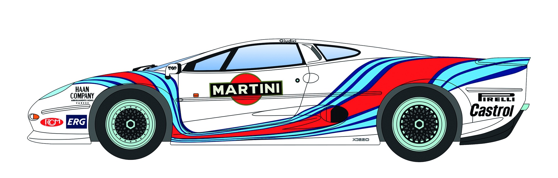 Italeri 1/24 Jaguar XJ 220 Race Car # 3669