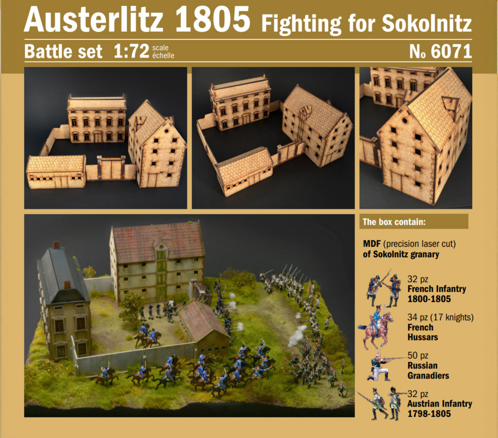 Italeri 1/72 Austerlitz 1805 - Fighting for Sokolnitz # 6071