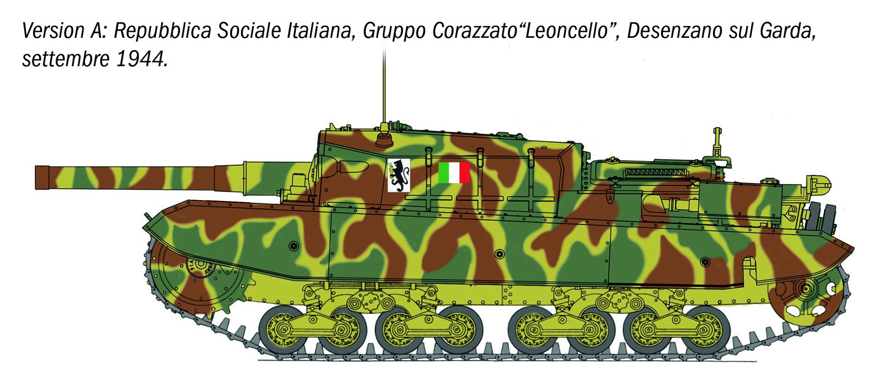 Italeri 1/35 Semovente M43 da 105/25 Bassotto # 6751