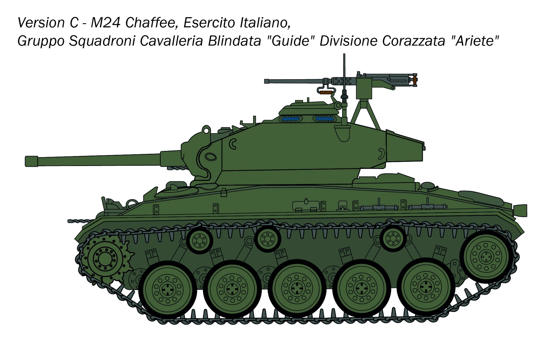 Italeri 1/35 M24 "Chaffee" # 6761