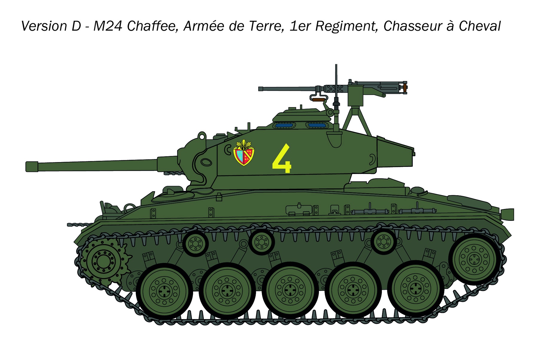 Italeri 1/35 M24 "Chaffee" # 6761