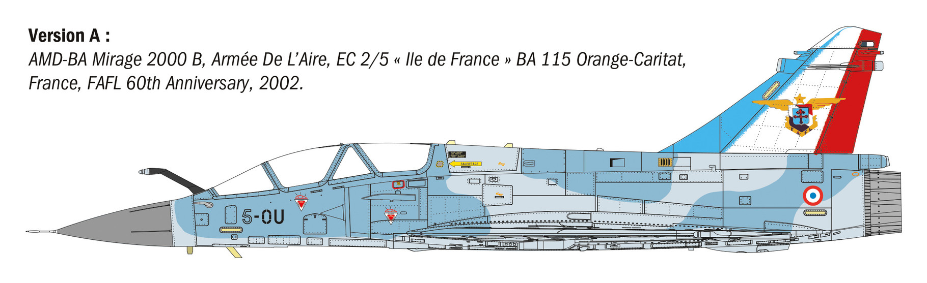 Italeri 1/72 Mirage 2000 D # 90023