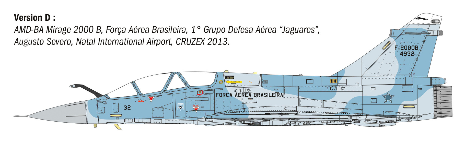 Italeri 1/72 Mirage 2000 D # 90023