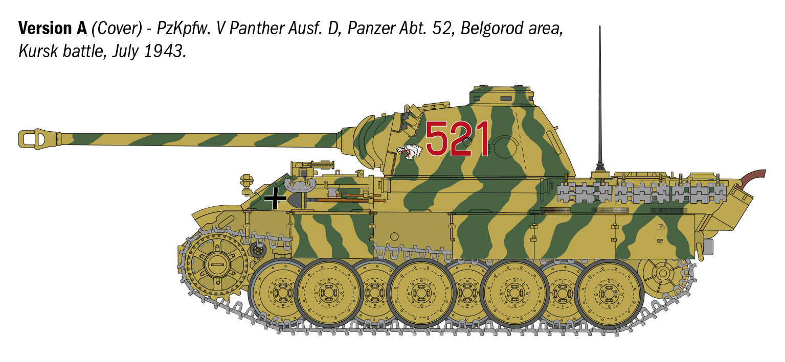Italeri 1/35 Pz. Kpfw. V Panther Ausf. D # 90290