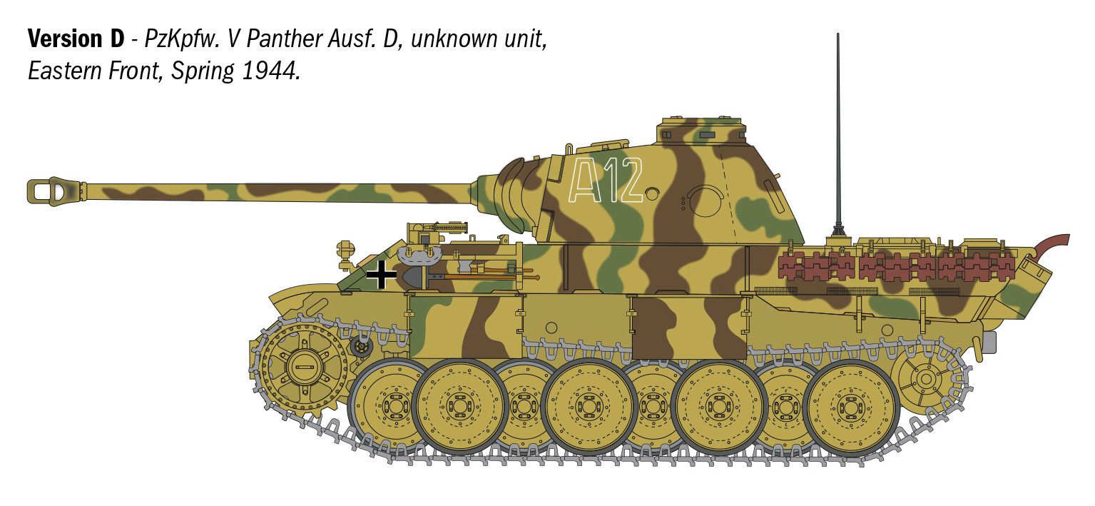 Italeri 1/35 Pz. Kpfw. V Panther Ausf. D # 90290