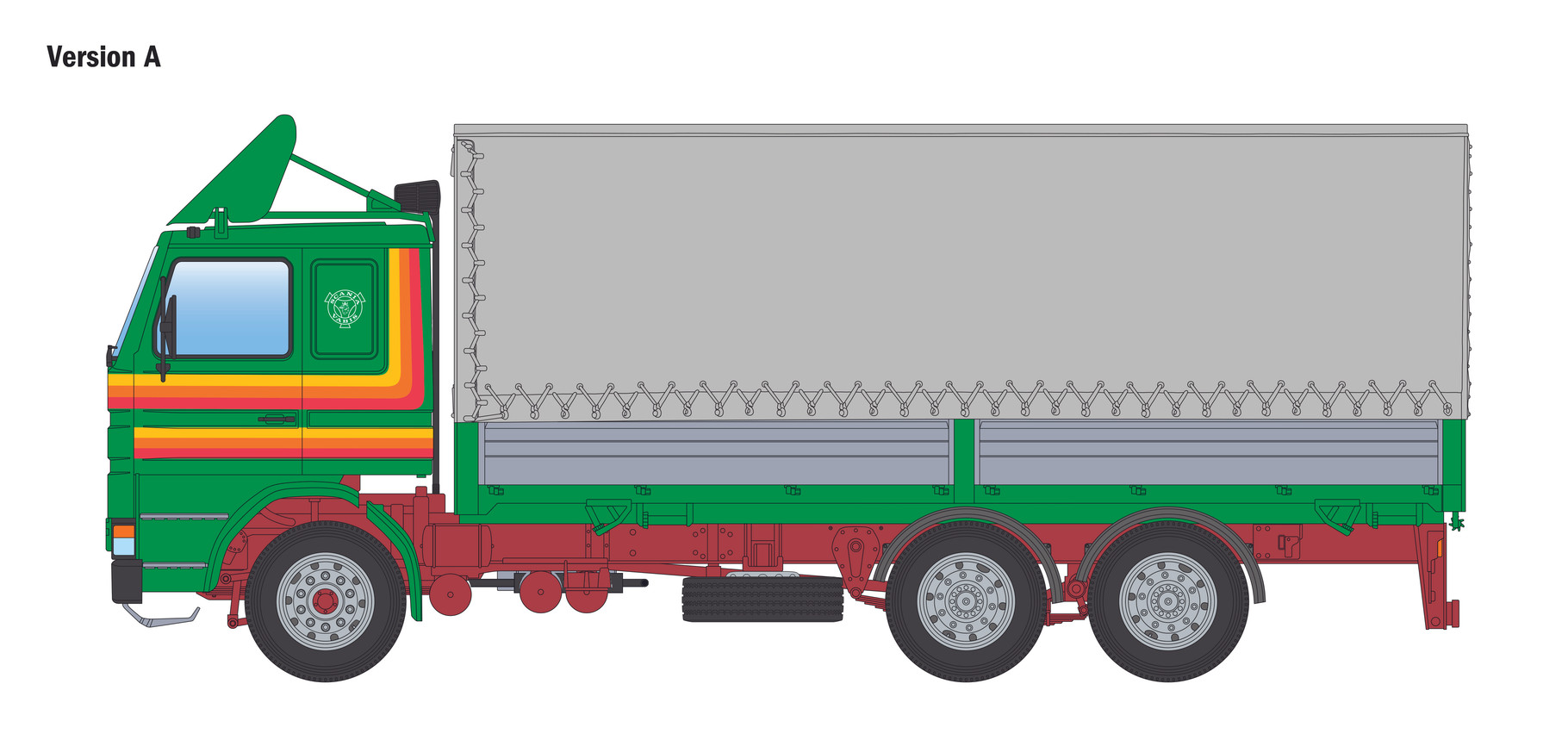 Italeri 1/24 Scania 142H 6x2 Canvas # 90762