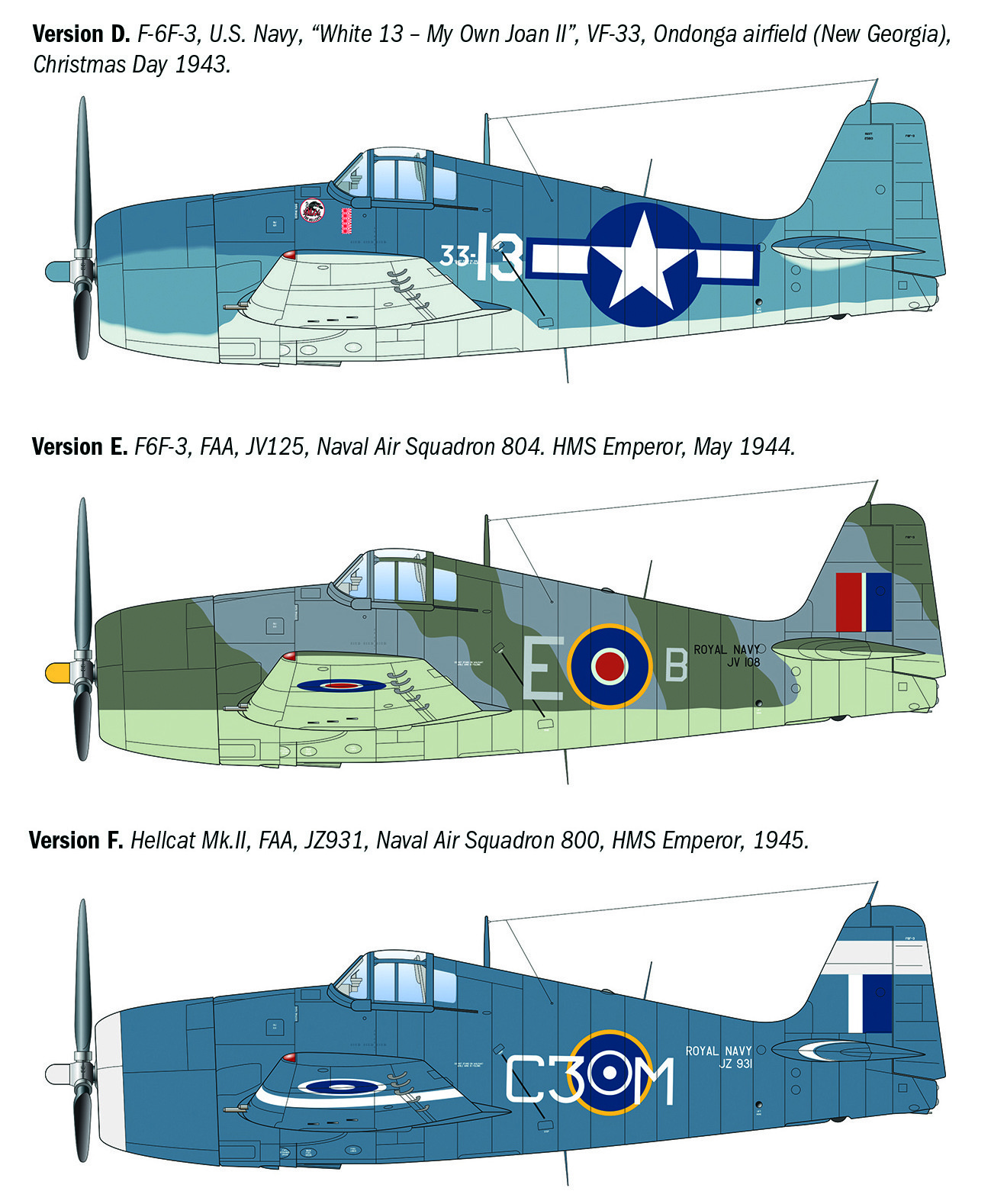 Italeri 1/72 Grumman Hellcat F6 F-3 # 91213