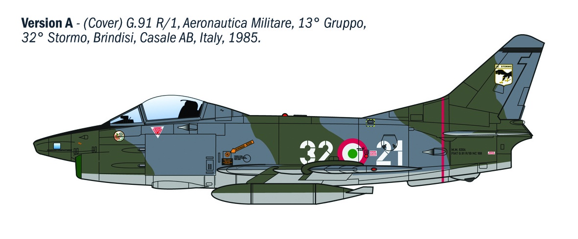 Italeri 1/48 G.91 R1/R3 "Gina" # 92645